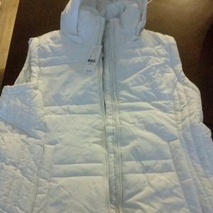 NWT white fluffy jacket